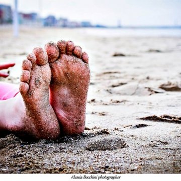 On the beach