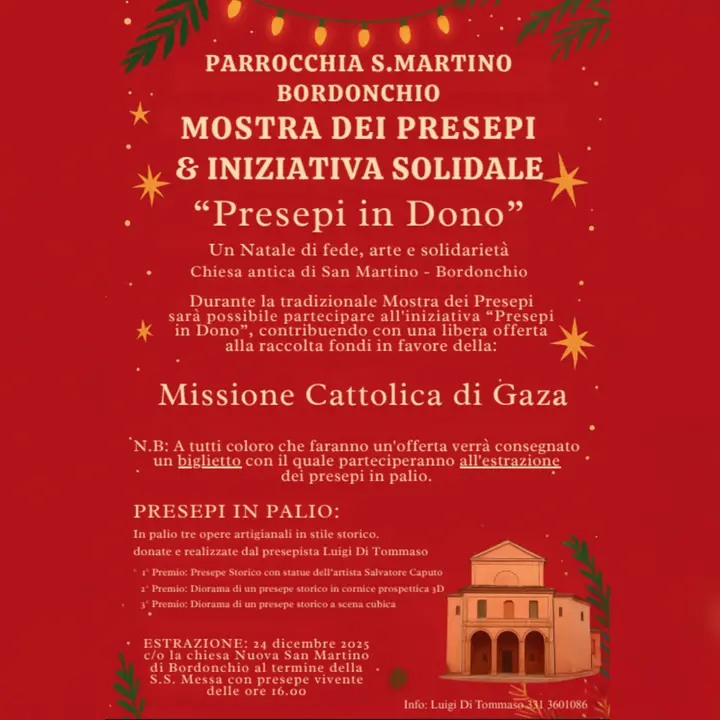 PRESEPE | ANTICA CHIESA DI BORDONCHIO