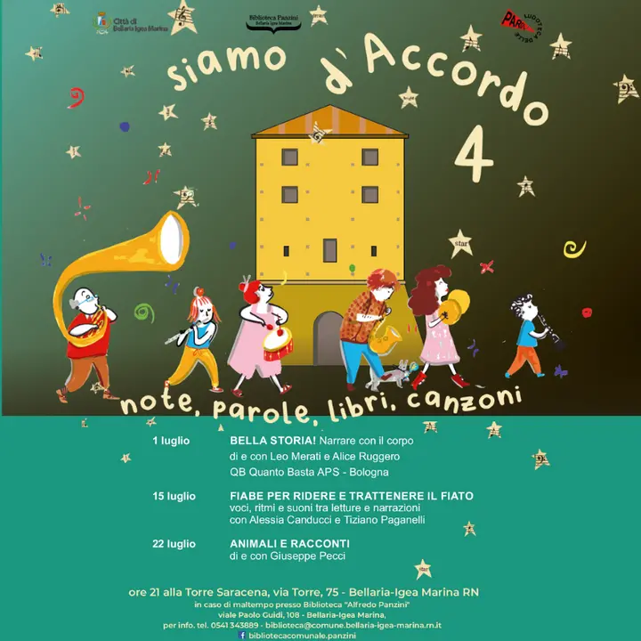 SIAMO D'ACCORDO | Note, parole, libri, canzoni