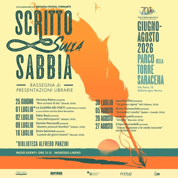 SCRITTO SULLA SABBIA 2026