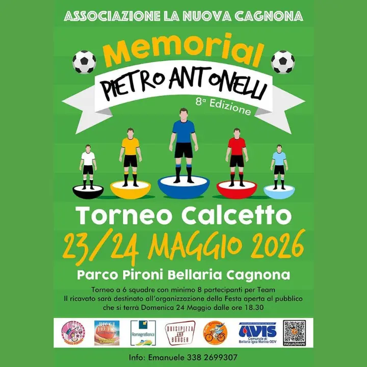 TORNEO DI CALCETTO | MEMORIAL PIETRO ANTONELLI