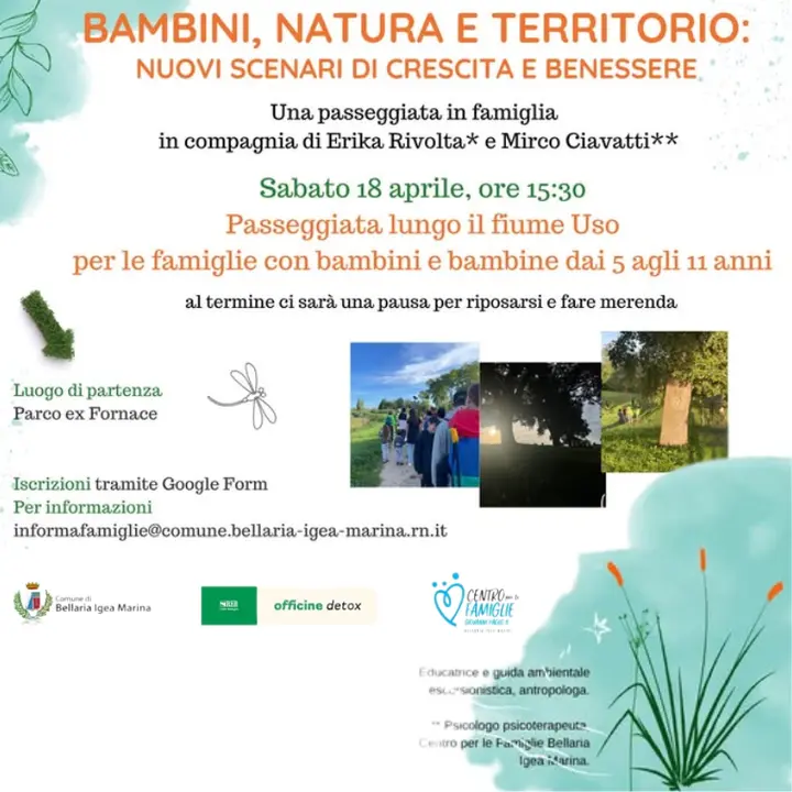 BAMBINI, NATURA E TERRITORIO | NUOVI SCENARI DI CRESCITA E BENESSERE