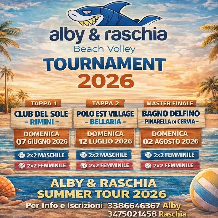 ALBY & RASCHIA BEACH VOLLEY TOURNAMENT 2026
