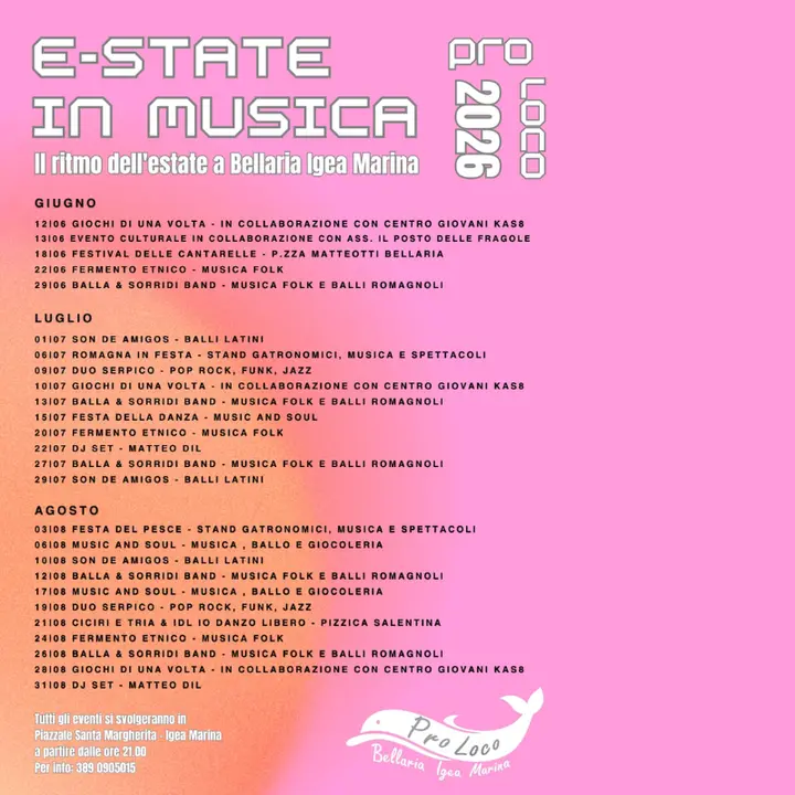 E-STATE IN MUSICA | il ritmo dell'estate a Bellaria Igea Marina