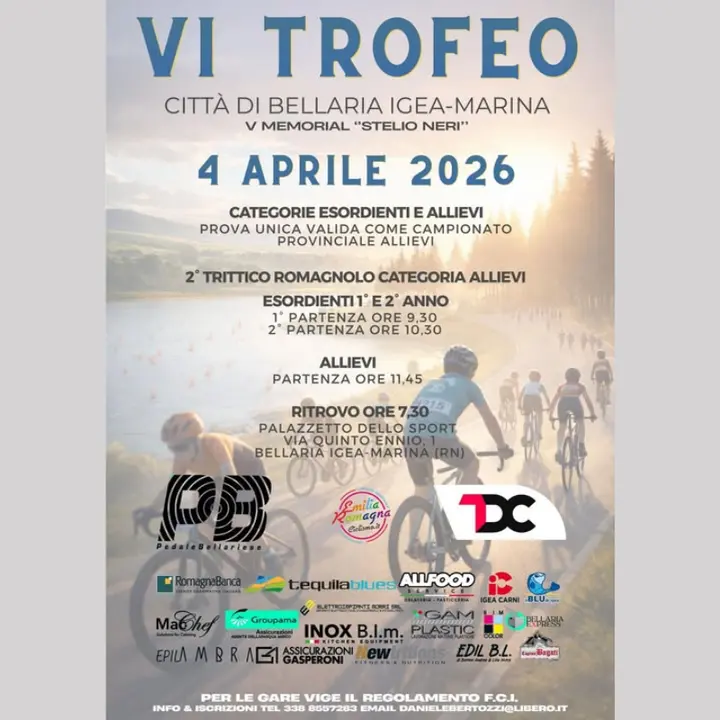 6°MEMORIAL CITTÀ DI BELLARIA IGEA MARINA  | 5° MEMORIAL STELIO NERI
