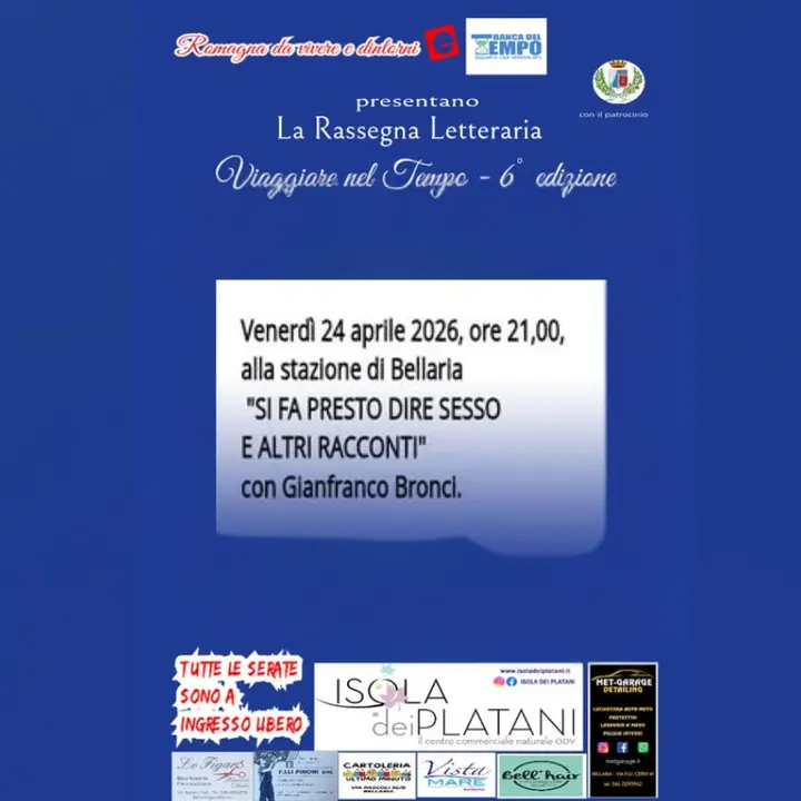 SI FA PRESTO A DIRE SESSO E ALTRI RACCONTI | con Gianfranco Bronci