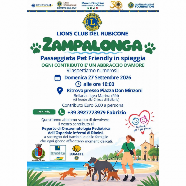 ZAMPALOGNA | PASSEGGIATA PET FIRENDLY IN SPIAGGIA